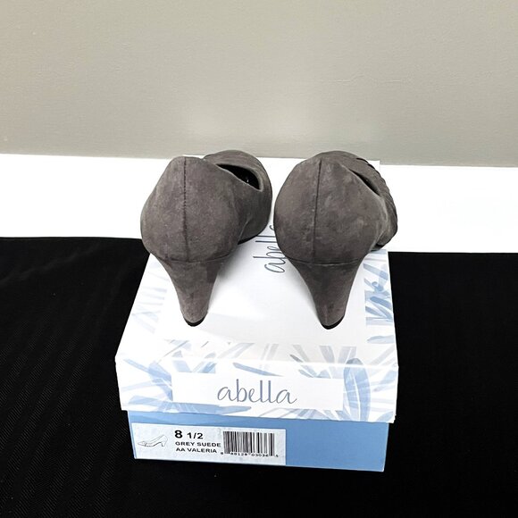 Abella Grey Suede Pumps – Size 8.5 - Picture 4 of 7